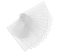 WEKADRIN 10 Pièces Pochettes Perforées Transparente Lot Inserts Multi-usage Pour Budget Mini Classeur Organiseur Finance