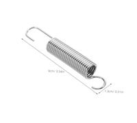 WEKADRIN 10 pièces Ressorts de Remplacement pour Sécateur de Jardin Ressorts à Double Crochet Acier Inoxydable Compatibles avec Coupe-branches et Outils de Arbres