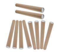 WEKADRIN 10 Pièces Tubes Carton Kraft Résistants pour Expédition Affiches et Œuvres Art Recyclables et Faciles à Assembler pour Organisation Bureau et Envoi Sécurisé
