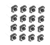 WEKADRIN 100 pièces Interrupteur Tactile Momentané pour Pcb Bouton Poussoir Vertical Compact Facile à Utiliser et Fiable pour Circuits Électroniques