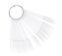 WEKADRIN 100 pièces Nuancier Vernis Ongles Présentoir Couleur Pliable pour Présentoirs Ongles et Pratique Nail Art Fan Forme pour Affichage et Entraînement