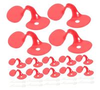 WEKADRIN 100pièces Lunettes Poules Anti-picage Rouge Durables pour Volaille Poulets Protection Yeux Empêcher Combats