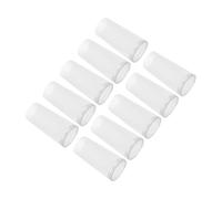 WEKADRIN 10pièces Garde-brosses De Maquillage Transparentes Couvercles De Ronds Pour Pinceaux Cosmétiques Et Visibilité Claire Pour Entretien Optimal Des Pinceaux