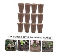 WEKADRIN 12 pièces Bloc de Culture sans Terre Pastilles Compressées Nutriments pour Semis Plantes Hydroponiques Support Croissance Substrat Absorbant pour Culture Serre et Hydroponie