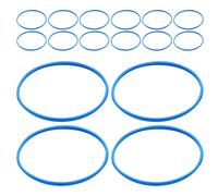 WEKADRIN 12 Pièces Lot de 20 Anneaux Élastiques en Caoutchouc Antichoc pour Microphone, Accessoires Compatibles Beta58A/87A, Coussinets Amortisseurs pour Studio et Scène, Protection