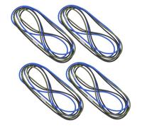 WEKADRIN 12 Pièces Lot de Bandes Élastiques pour Poubelles Sangles Robustes et Réutilisables pour Sacs Poubelle Bandes Multifonction pour Cuisine Bureaux Restaurants et Bacs à Litière