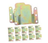 WEKADRIN 12 Pièces Lot de Connecteurs Métalliques pour Angle avec Vis Supports Renforcés pour Assemblage Sécurisé de Canapés Sectionnels Chaises et Fauteuils Inclinables