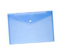 WEKADRIN 12 Pièces Lot de Pochettes Porte Documents Transparentes avec Bouton Pression Organiseur de Fichiers Étanche et Résistant Aux Déchirures Rangement Bureau et École Multifonction