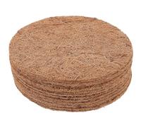 WEKADRIN 12 pièces Tapis de Nidification Naturel en Fibre Végétale Coussins Écologiques pour Nid de Pigeon Protège Œufs et Offre Un Confort Aux Oiseaux et Volailles