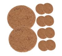 WEKADRIN 12 pièces Tapis Nidification Oiseaux Fibre de Épais Anti-Fuite pour Perruches Pigeons et Plantes Coussin Multifonction pour Élevage et Protection Sol Pot de Fleurs