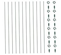 WEKADRIN 12 pièces Tuteurs Plantes Jardin Robustesse Supports Tiges Fleurs Orchidées Petites Plantes Extérieur