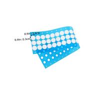WEKADRIN 120 Pièces Mushroom Filter Stickers Eptfe Micro-porous Synthetic Membranes For Laboratory Cultivation Bottles Leakproof Breathable Pads For Tissue Culture And Air Purification