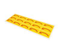 WEKADRIN 15 pièces Autocollants Flèches de Direction Étiquettes de Sécurité Adhésives pour Indication de Caution et Avertissement Résistantes et Utilisation Intérieure et Extérieure