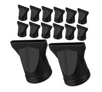 WEKADRIN 15pièces Diffuseur De Sèche-cheveux Avec Buse De Rechange Plastique Noir Accessoire De Coiffure Pour Séchage Rapide Et Contrôle Précis Flux Air
