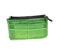 WEKADRIN 1pièce De Rangement Pratique pour à Main Liner Double Zipper Capacité pour Voyage Et Cosmétique Organisateur De Économiseur Espace Couleur Verte