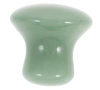 WEKADRIN 1pièce Masseur De Visage Jade Avec Tête Forme De Champignon Outil De Massage Raclage Pour Soins Peau Pour La Circulation Et Tensions Vert