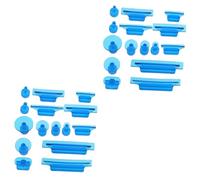 WEKADRIN 2 Ensembles Kit Débosselage Voiture Plastique Extracteur Débosselage Pour Petites Et Grandes Bosses Accessoires Durables Pour Réparation Auto Facile 15 Pièces * 2