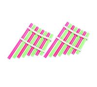WEKADRIN 2 ensembles Kit DIY Flûte de Pan Colorée pour Garçon Fille Éducatif Scientifique Instrument de Musique à Assembler Expérience Manuelle pour Étudiants