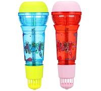 WEKADRIN 2 Pièces Accessoire de Microphone de fête Microphone d'écho bébé Micro Enfants Parti Micro Faire Semblant de Faux Plastique