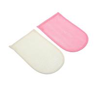 WEKADRIN 2 pièces Accessoires de Bain Exfoliants Doux et Durables Gommage Corps Riches Mousse Confortables et Faciles à Transporter