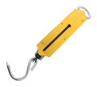 WEKADRIN 2 pièces Balance Mécanique à Suspension Verticale avec Crochet Robuste Portable et Précise pour Poids Bagages et Cuisine Jaune