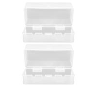 WEKADRIN 2 Pièces Boîtier Étanche pour Prise et Rallonge Extérieure Protection Compacte Couvercle Transparent Adapté pour Jardin Bureau et Cuisine Lot