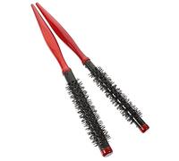 WEKADRIN 2 pièces Brosse Ronde Brushing Poils de Sanglier Ronde pour Brushing et Massage Lot de Brosses Bois pour Séchage et Coiffage