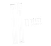 WEKADRIN 2 pièces Crochets Réglables pour Aquarium Supports Suspendus Transparants pour Plateforme de Basking et Boîte Éclosion Accessoires Polyvalents pour Bassins et Terrariums