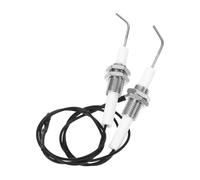 WEKADRIN 2 pièces Kit de Aiguilles Allumage pour Cuisinière et Barbecue à Gaz Électrodes Filetées Céramique Compatible avec Poêles de Cuisine et Grills Extérieurs Remplacement Fiable et