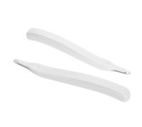 WEKADRIN 2 Pièces Lot de 2 Arrache-Agrafes Portables en Métal Blanc, Forme Stylo Compacte, Outil de Précision pour Retrait d'Agrafes au Bureau, École et Usage Scolaire, Dégrafeur Léger et