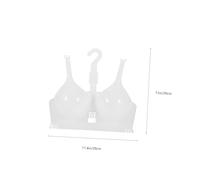 WEKADRIN 2 pièces Mannequin sous Vêtements avec Cintre Plastique Réutilisable Compact et Pratique pour Boutique Vitrine et Usage Personnel Lot de Blanc Small