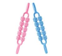 WEKADRIN 2 pièces Massage Stick Plastic Roller For Deep Tissue Muscle Relief Calf Massage Tool Lightweight Portable For Yoga And Fitness