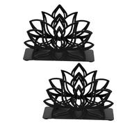 WEKADRIN 2 pièces Porte-serviettes Lotus Métal Distributeur Autoportant de Serviettes Papier Support Stable et Élégant pour Table de Cuisine et Restaurant Design Classique et Pratique