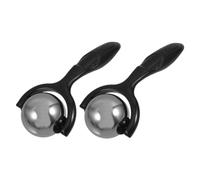 WEKADRIN 2 Pièces Rolling Massager With Ergonomic Handle Stainless Steel Massage Balls For Precise Muscle Relief At Home Office And Travel Use