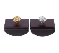 WEKADRIN 2 pièces Tampon Buvard Bois à Bascule Outil Séchage Rapide Encre Stylo Plume Design Ergonomique Léger Portable pour Calligraphie et Écriture Fluide Couleur Couleur Aléatoire