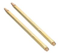 WEKADRIN 2 pièces Tiges Sourciers Cuivre Robustes Outils de Radiesthésie Portables Légers pour Détection Extérieure Surface Uniforme sans Arêtes Cadeau Pratique sans Manuel