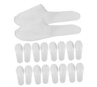 WEKADRIN 20 Lot de Pantoufles à Bout Fermé Non Tissé Antidérapantes pour Invités Confortables et Hygiéniques Maison Hôtel et Spa