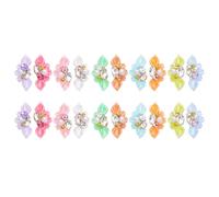 WEKADRIN 20 Pièces Breloques Perles pour Ongles en Résine Forme Fleur pour Déco Ongles Nail Art Strass Effet Accrocheur pour Accessoires Stylés et Charmants