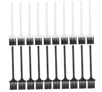 WEKADRIN 20 pièces Brosse de Nettoyage Rasoir à Long Manche Brosse Mini Multifonction pour Rasoir Électrique Poils Doux pour Nettoyage Profondeur Outil de Voyage Compact pour Hommes