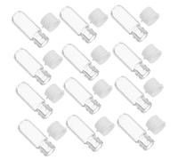 WEKADRIN 20 Pièces Flacons Rechargeables pour Voyage Bouteilles Verre Transparentes Fuite pour Lotion Contenants Miniatures pour Soins Peau et Huiles Essentielles