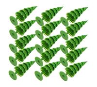 WEKADRIN 20 Pièces Miniature Pine Trees for Crafts Mini Christmas Tree Decorations for Dioramas and Cake Toppers Winter Village Scenery Ornaments Maintenance Holiday Decor