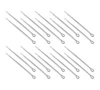 WEKADRIN 20 pièces Support de Mèche Métal pour Fabrication de Bougies DIY Dispositif de Centrage de Mèche Résistant et Accessoires pour Bougies Chauffe-Plat et Lampes à Huile