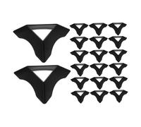 WEKADRIN 20 pièces Support Triangulaire pour Cube Puzzle Socle Plastique Coloré à Base Triangulaire Stable Stand Trépied Ajustable pour Affichage et Rangement des Cubes