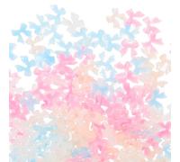 WEKADRIN 200 Breloques pour Manucure en Résine Décorations de Nail Art Nœuds 3D 4 Tailles X 50 Pièces Petits Charms pour Ongles Accessoires Nail Art pour Fêtes et Salon