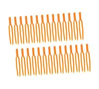 WEKADRIN 200 Pièces Planteuse de Pinces à Plantes pour vignes Porte-Plante de Vigne Clips en Plastique grimpantes Pince de Fixation Gamme de Jardin Orange