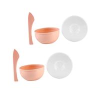 WEKADRIN 2ensembles Bol à Masque Diy Et Outils De Beauté Mélangeur De Masque Facial Avec Tige Bol De Salon Pratique Pour Création De