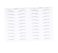 WEKADRIN 2feuilles Patchs à Sourcils Imperméables Simulant Des Sourcils Pour Femmes