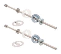 WEKADRIN 2pcs Noyau de Moulin à Poivre en Acier Inoxydable, Mécanisme de Broyage Compatible Large, Démontage Pratique pour Projet de Tournage sur Bois Cuisine