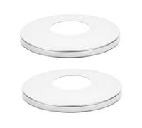 WEKADRIN 2pièces Couvercles Décoratifs INOX pour Main Courante Échelle De Piscine Plaques Écusson Résistantes Rouille Accessoires De Remplacement pour Escaliers Submergés Lot