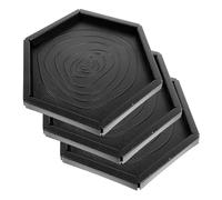 WEKADRIN 3 pièces Bol Alimentation Reptiles Antidérapant Plastique Résistant pour Tortues et Lézards Bol Eau Accessoire Tortue Terre Mangeoire Reptiles